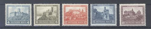 Dt. Reich Michel Nummer 474-78 Nothilfe 1932 **