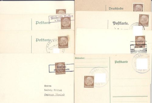 Dt. Bes. 2. WK Böhmen & M. Sudetenland, umfangreicher Belegeposten