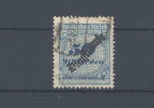 Dt. Reich Dienst Michel Nummer 88, 50 Mrd. 1923 gestempelt, geprüft