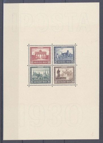 Dt. Reich Block 1, IPOSTA Block 1930 **