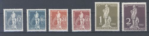 Berlin Michel Nummer 35-41 Weltpostverein 1949 **