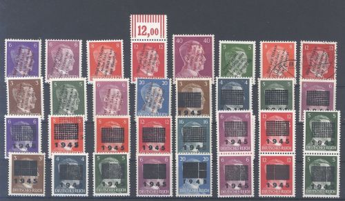 Dt. Lokalpost Netschkau und Glauchau, */**/gestempelter Posten