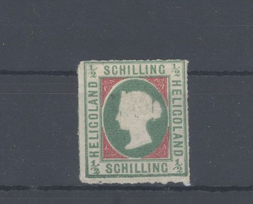 Helgoland Michel Nummer 1 II, 1 Sh 1867 ungebraucht (*), geprüft BPP