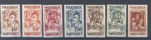Saargebiet Michel Nummer 144-50 Volkshilfe 1931 *