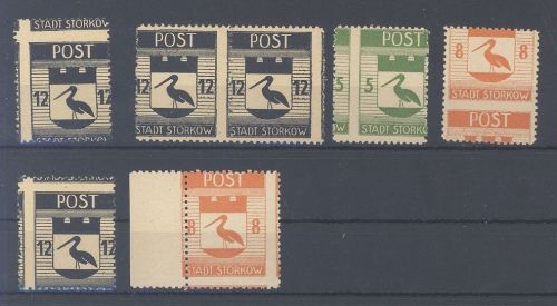 Dt. Lokalpost Storkow, interessanter ** Posten Verzähnungen