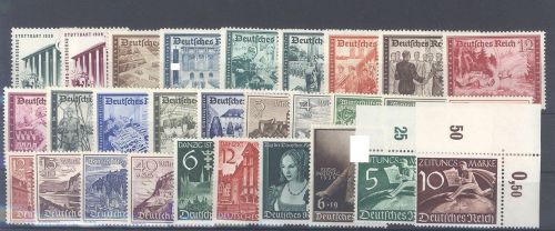 Dt. Reich, ** Posten aus dem Jahr 1939 auf Steckkarte