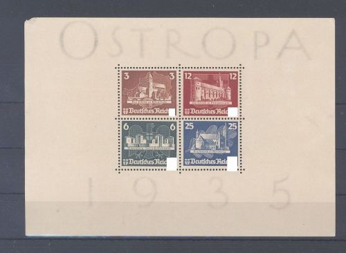 Dt. Reich Block 3, Ostropa Block ungebraucht (*)