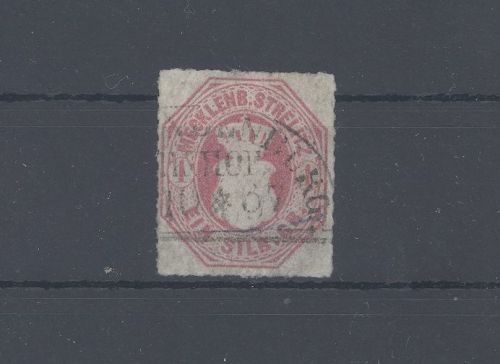 Mecklenburg Strelitz Michel Nummer 4, 1 Sgr. 1864 gestempelt