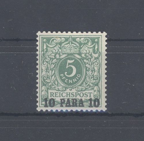 Deutsche Post Türkei Michel Nummer 6b, 5 Pfg. 1889 **, geprüft BPP