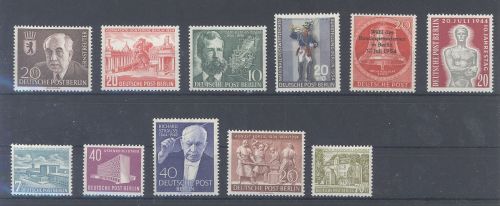 Berlin Michel Nummer 115-25 Jahrgang 1954 **