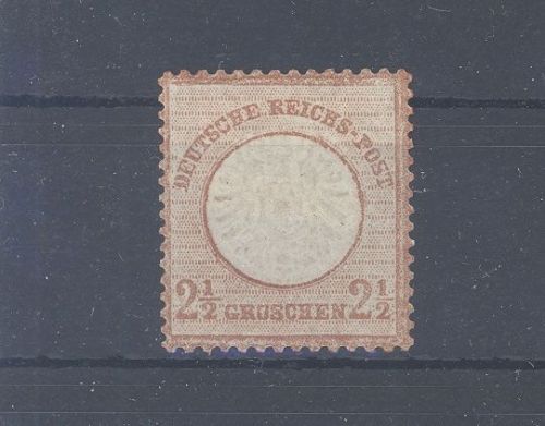 Dt. Reich Michel Nummer 21a, 2 1-2 Groschen gr. Brustschild ungebraucht