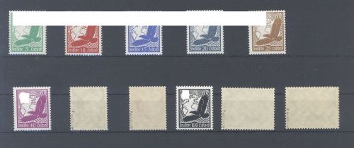 Dt. Reich Michel Nummer 529-39 Luftpost 1934 **, viel geprüft BPP