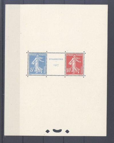 Frankreich Block 2, Briefmarkenausstellung 1927 ungebraucht *