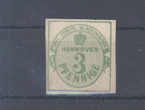 Hannover Michel Nummer 20, 3 Pfg. Freimarke 1863 ungebraucht (*)