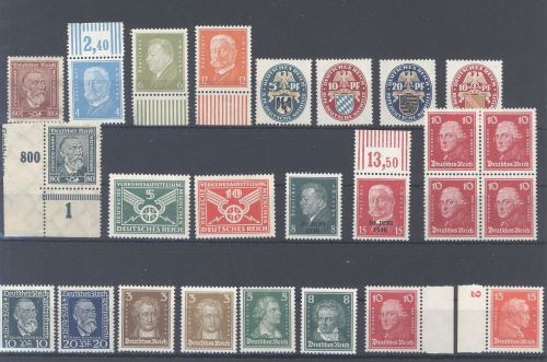 Dt. Reich, ** Posten aus den Jahren 1924-25