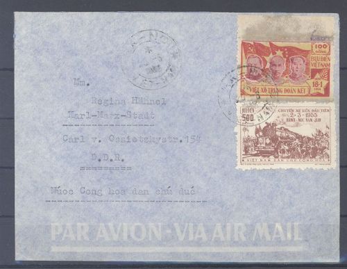 Vietnam, Brief Monat Freundschaft und Eisenbahnlinie in die DDR