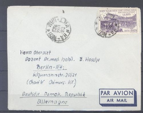 Vietnam, Brief mit Rückkehr der Regierung 1956 nach Hanoi in die DDR