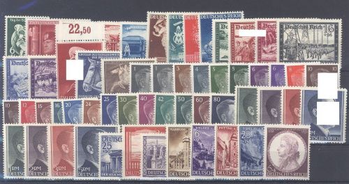 Dt. Reich Mi.Nr. 762-810 Jahrgang 1941 **