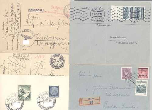 Dt. Bes. 2. WK, umfangreicher Belegeposten