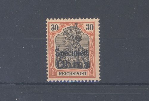 Deutsche Post China Specimen Michel Nr. 20 SP, 30 Pfg. ungebraucht *
