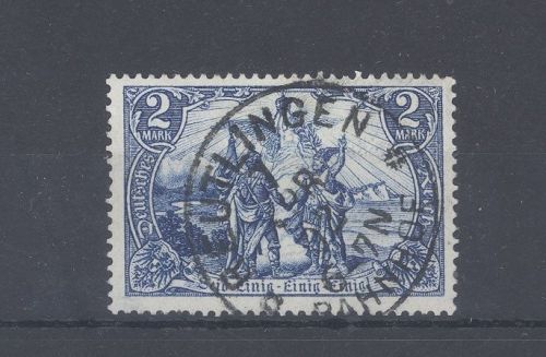 Dt. Reich Michel Nummer 79, 2 Mark Freimarke 1902 gestempelt