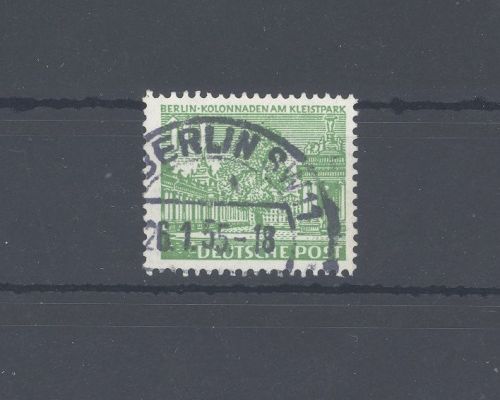 Berlin Michel Nummer 47 x , 10 Pfg. 1949 WZ X gestempelt, geprüft BPP