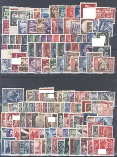 Dt. Reich Michel Nummer 762-910, Jahre 1941-45 **/*, viel **