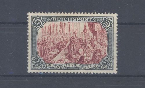 Dt. Reich Michel Nummer 66 IV, 5 Mark Reichspost Neugummi, gp. BPP