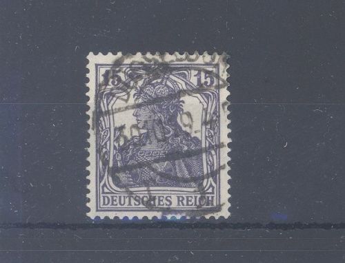 Dt. Reich Michel Nummer 101c, 15 Pfg. 1917 gestempelt, geprüft