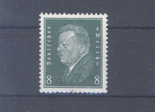 Dt. Reich Michel Nummer 412y, 8 Pfg. Freimarke 1928 **