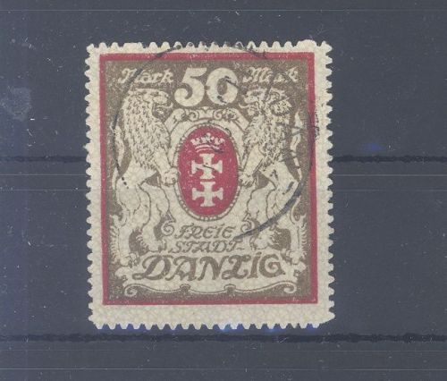 Danzig Mi.Nr. 100 Xb aus Freimarken 1922 gestempelt, geprüft BPP