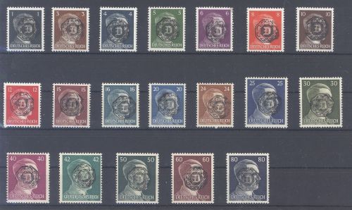 Dt. Lokalpost Löbau Michel Nummer 3-21 aus Freimarken 1945 **