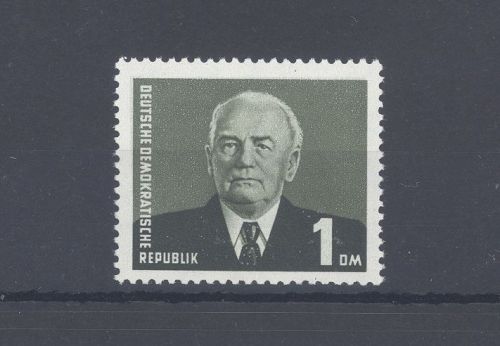 DDR Michel Nummer 622b, 1 DM Freimarke 1957 **, geprüft BPP