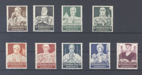 Dt. Reich Michel Nummer 556-64 Nothilfe 1934 **