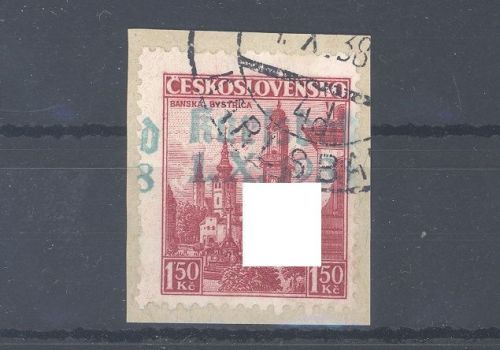 Dt. Bes. 2. WK Sudetenland Karlsband Michel 11 Briefstück, geprüft BPP