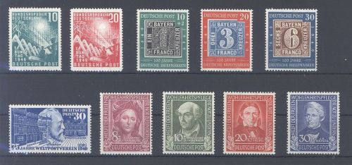 Bund Michel Nummer 111-20, Jahrgang 1949 **