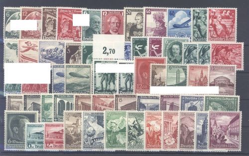 Dt. Reich, ** Posten aus 1933-38 auf Steckkarte