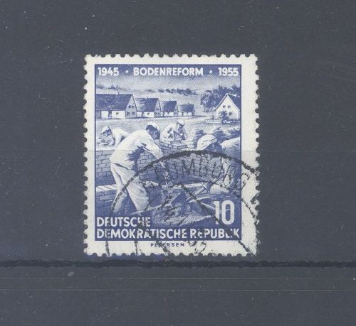 DDR Michel Nummer 482 YII, 10 Pfg. 1955 gestempelt, geprüft BPP