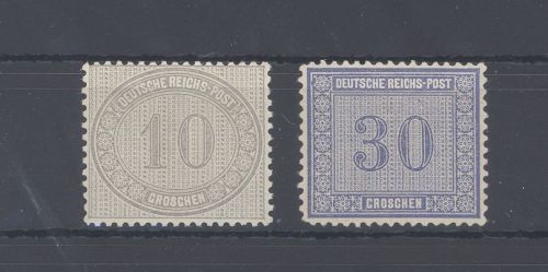 Dt. Reich Michel Nummer 12-13, Innendienst 1872 ungebraucht *