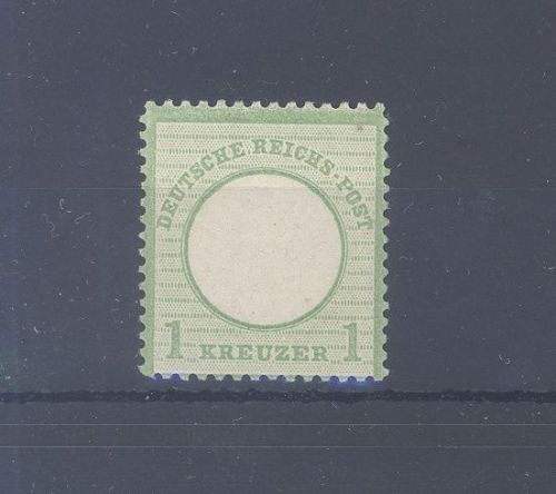 Dt. Reich Michel Nummer 23, 1 Kreuzer großes Brustschild **