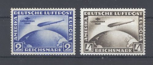 Dt. Reich Michel Nummer 438-39y, Südamerikafahrt 1930 ungebraucht