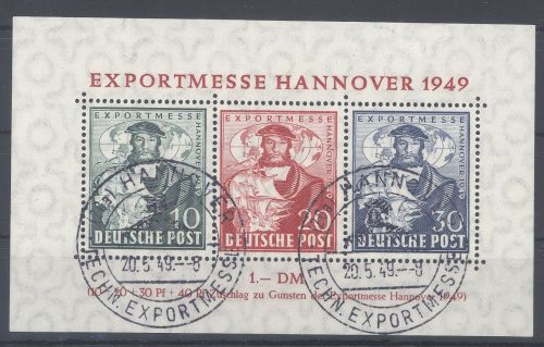 Bizone Block 1, Exportmesse 1949 mit SST