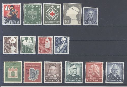 Bund Michel Nummer 162-76 Jahrgang 1953 **