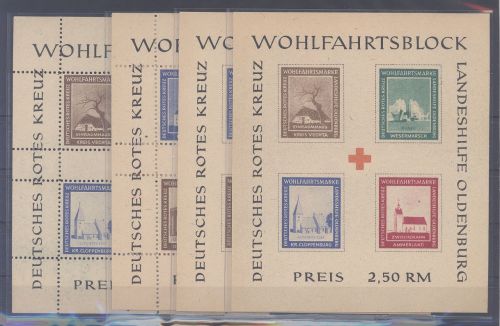 Dt. Lokalpost Oldenburg Block I-II A + B **