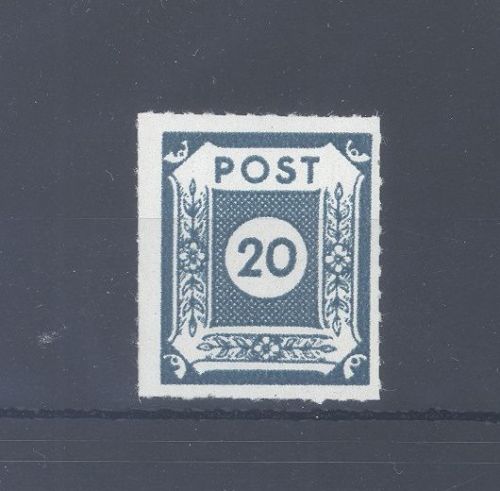 SBZ Mi.Nr. 48 G c, 20 Pfg. Loschwitz Postmeisterzähnung **, gp. BPP