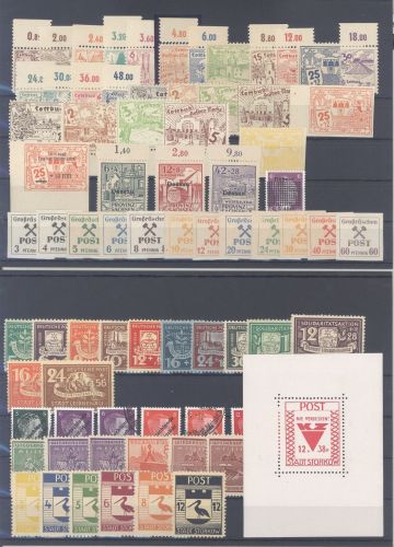 Dt. Lokalpost, umfangreicher ** Posten auf 3 Steckkarten