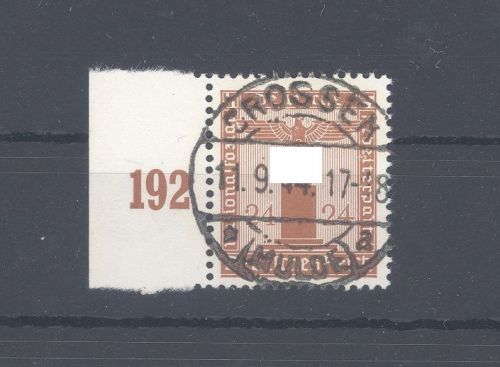 Dt. Reich Dienst Michel 163y, 24 Pfg. Dienst 1942 Topstempel, geprüft BPP