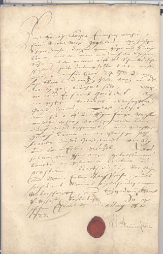 Altdeutschland, interessanter alter Siegel Brief