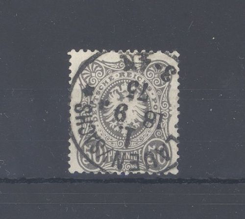 Dt. Reich Michel Nummer 36b, 50 Pfge. 1875-79 gestempelt geprüft BPP