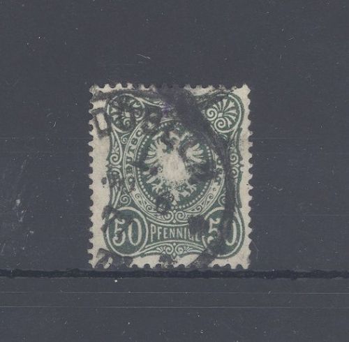 Dt. Reich Michel Nummer 38b, 50 Pfg. 1877 gestempelt, geprüft BPP